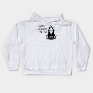 HomeSchoolTattoo pirateship Kids Hoodie